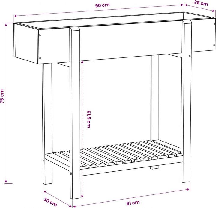 Immagine prodotto vidaXL Garten-Hochbeet