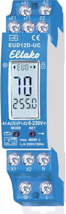 Eltako Digital einstellbarer MultifunktionsUniversalDimmschalter. Power MOSFET bis 400W (Dimmaktor)