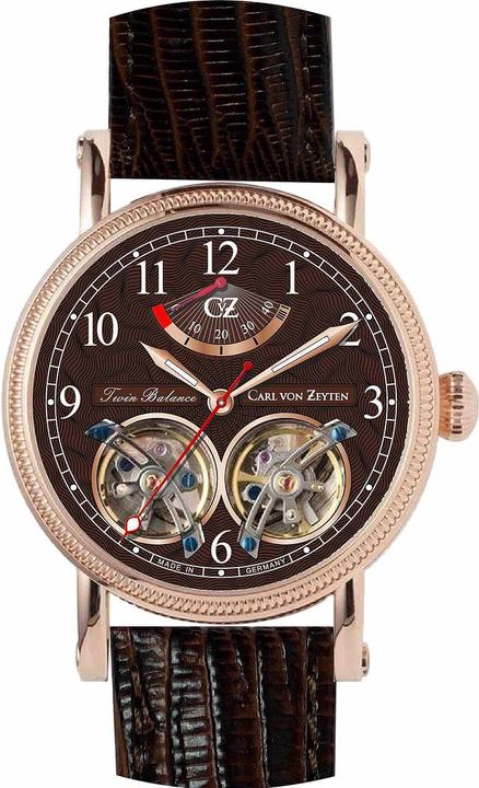 Immagine prodotto Carl von Zeyten CVZ033RBR Bernau Automatico 43mm 3ATM (Orologio da polso analogico, 43 mm)