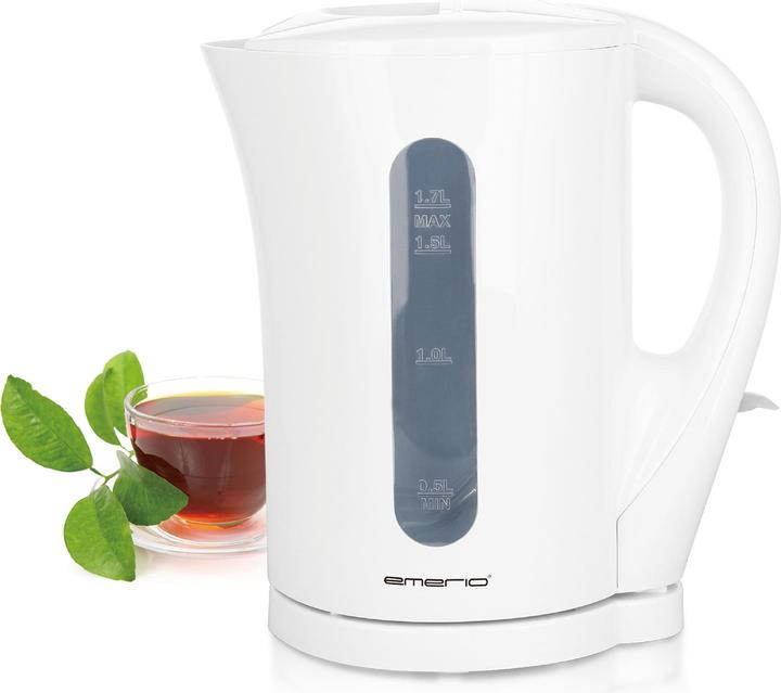 Actual product image Emerio Kettle, 1.7 l, cordless white (1.70 l)