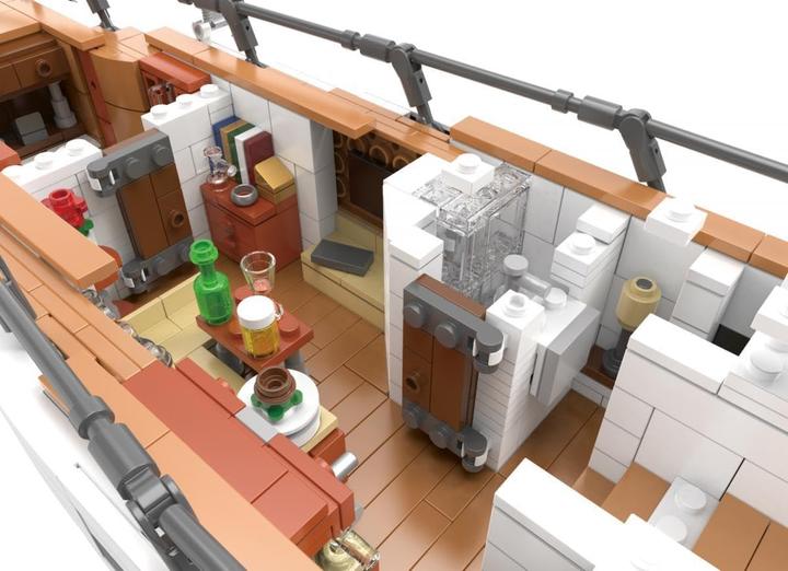 Actual product image BlueBrixx-Pro Sailing yacht