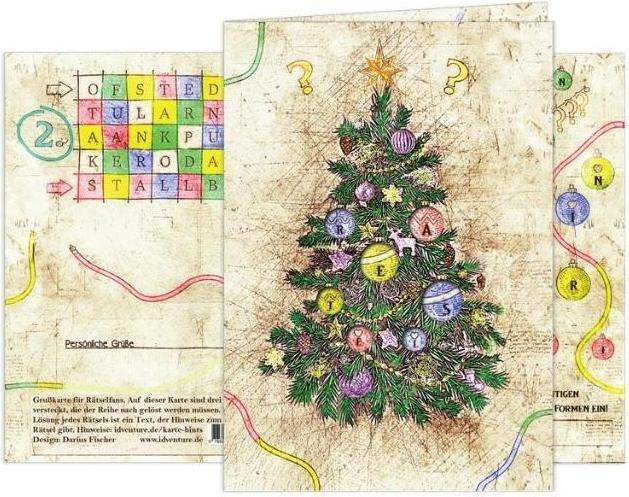 Image du produit iDventure IDV-ESC01-EN - "Joyeux Noël" - Carte de voeux d'évasion (EN) (Anglais)