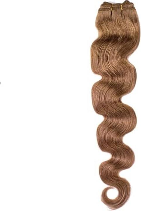 Hair2heart Real Hair Weft Extensions Wavy Extensions 60 cm 100 g Dark Blonde (14 biondo scuro, 60 cm)