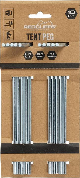 Produktbild Redcliffs Tentharingen Ijzer 17cm Set 10st