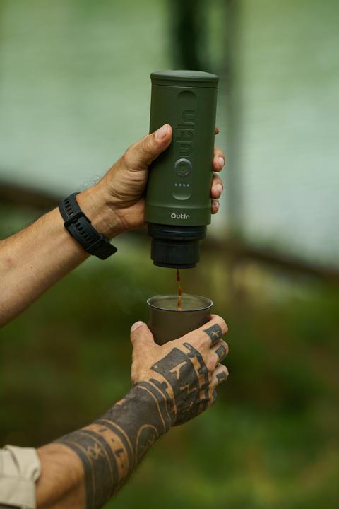 Image du produit OutIn Machine à espresso Nano vert forêt