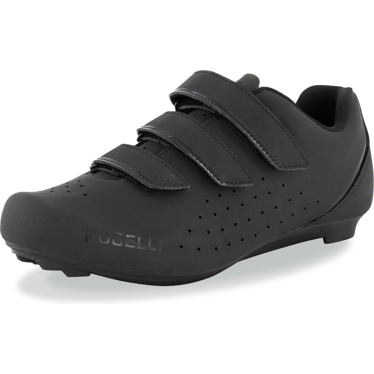 Rogelli, Unisex, Scarpe da ciclismo, AB-650 Race Shoe Fietsschoenen - Raceschoenen - Unisex - Zwart - Maat 46 (46), Nero