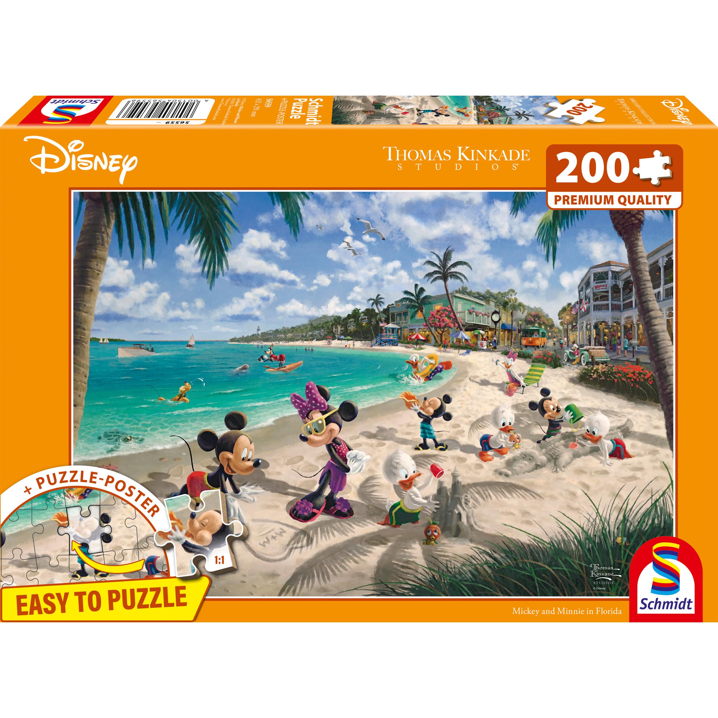 Schmidt Spiele Disney Mickey and Minnie in Florida 200 Teile (200 Teile)