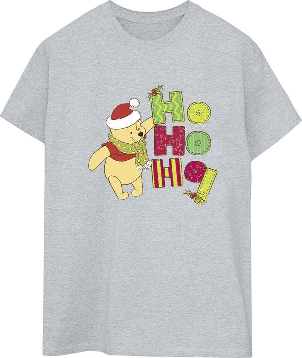 Produktbild Disney Winnie The Pooh Ho Ho Ho Scarf TShirt (5XL)