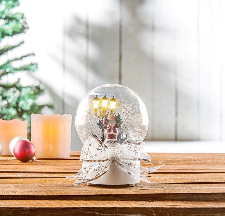 Actual product image Infactory Snow Globe with Singing Father Christmas