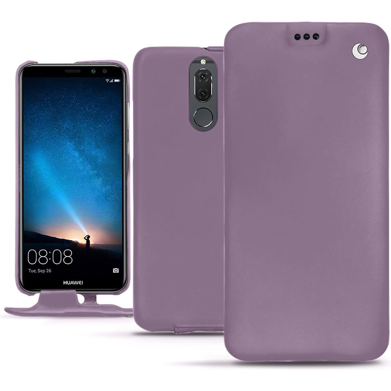 Noreve Lederschutzhülle vertikal (Huawei Mate 10 Lite), Smartphone Hülle, Violett