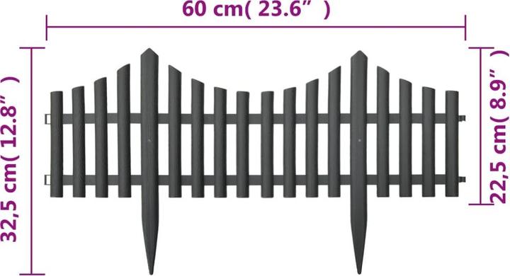Produktbild vidaXL Rasenkante (1000 cm)