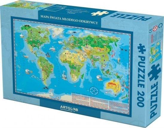 Actual product image Artglob Puzzle 200 - The World of the Young Explorer (200 pieces)