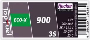 Produktbild Hacker LiPo Pack TF (11.10 V, 900 mAh)