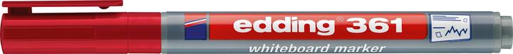 Image du produit Edding Marqueur pour tableau blanc 361 (Rouge, 1 mm, 1 x)