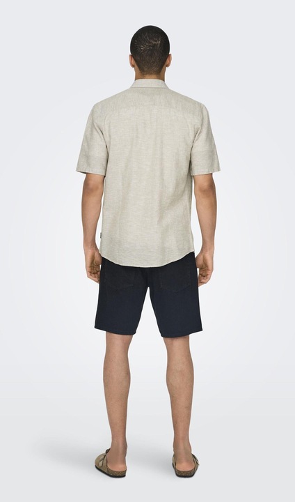 Immagine prodotto Only & Sons Camicia a maniche corte in lino (XS)