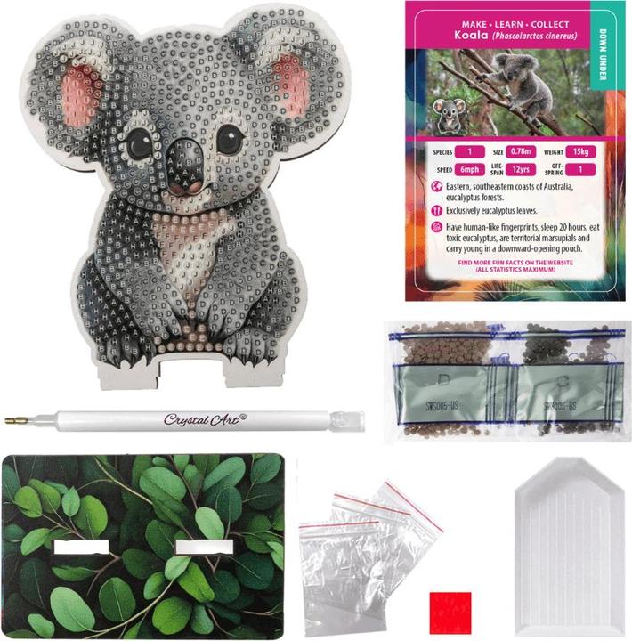 Image du produit Craft Buddy Koala, Crystal Art Buddy, ca. 11x8cm