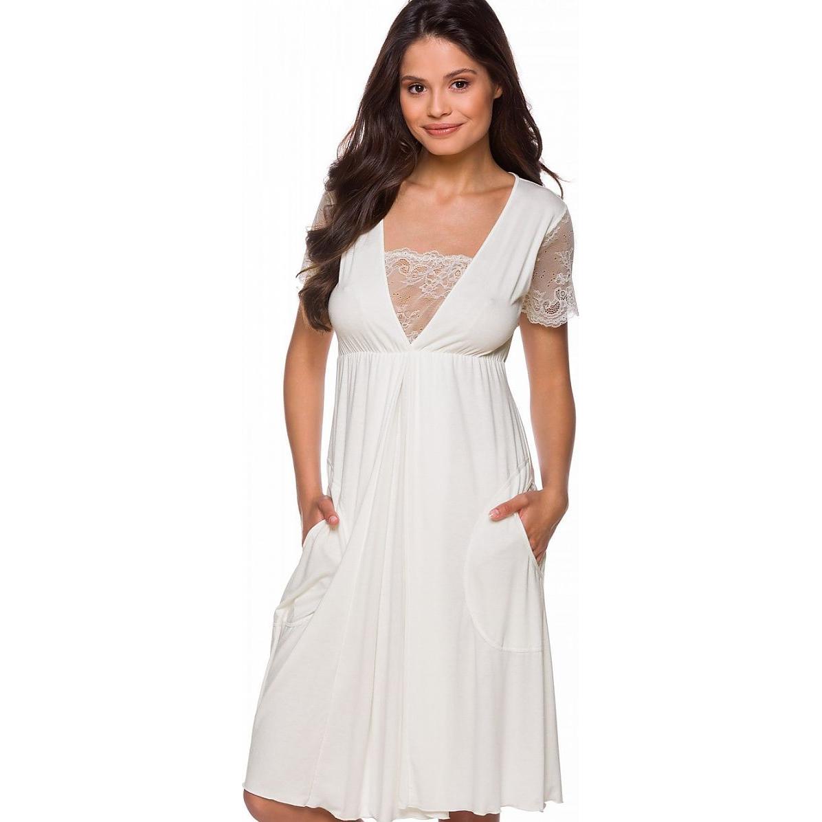 Lupo, Damen, Pyjama, Nachthemd Line, Beige, (40)