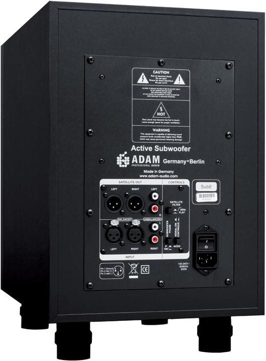 Produktbild Adam Audio Sub8 (Subwoofer aktiv, 1 Stk., 1x 160 W)