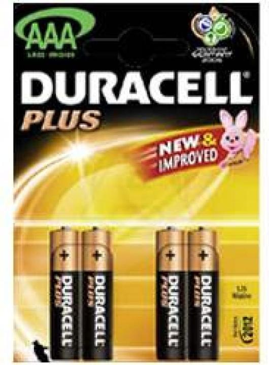 Actual product image Duracell Alkaline Batterie "simply" Micro AAA, 4er Blister (4 pcs., AAA)