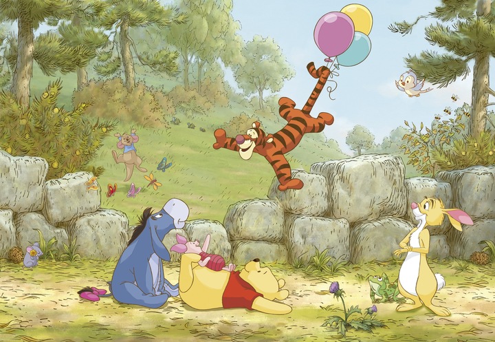 Immagine prodotto Winnie the Pooh in mongolfiera (368 x 254 cm)