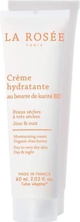 La Rosée crème hydratante au beurre de karité bio Creme (60 ml, 24h Creme)