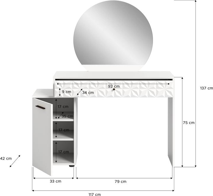 Image du produit Xonox Home Prisme (117 x 42 x 138 cm)