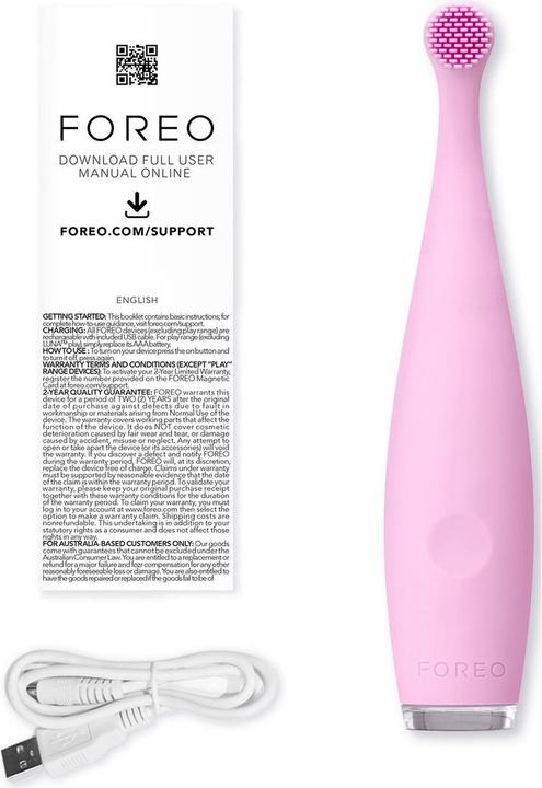 Produktbild Foreo Schallzahnbürste ISSA Baby Strawberry Rose Lion (Schallzahnbürste)