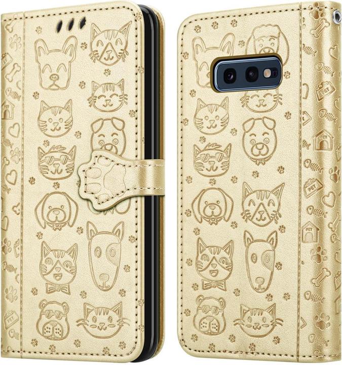 Produktbild Cadorabo Book Hunde & Katzen Cover (Samsung Galaxy S10e)