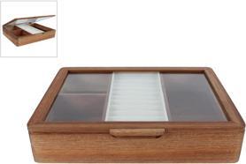 Actual product image Schmuckkästchen Jet Natural Acacia 19X19X22Cm