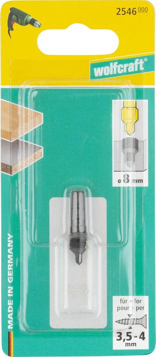Actual product image wolfcraft wolfcraft 1 Bohrsenker WS, Schaft 6-kant, ø8mm (8 millimetres)
