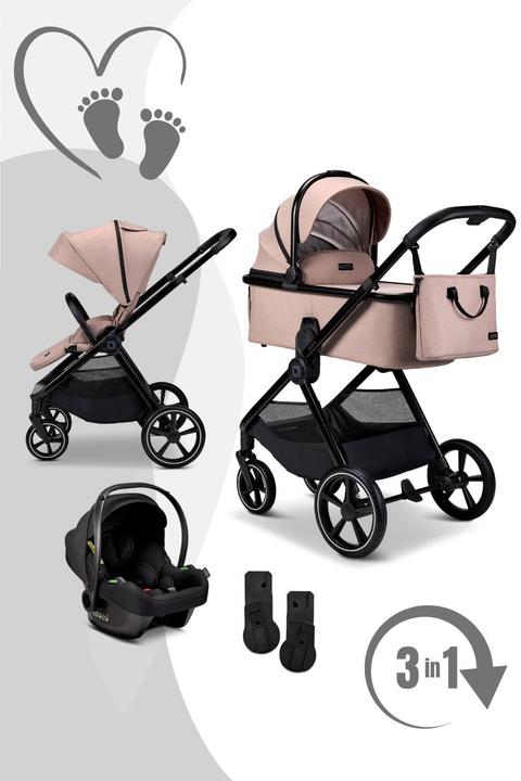 Actual product image Moon Aura Set mit Cosmo 2.0 3in1 Kinderwagenset (0 Months - 4 years)