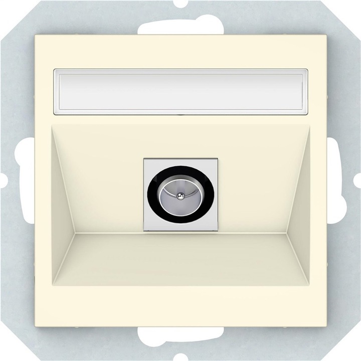 Actual product image Vila TV SOCKET IVORY TVL01-02 QR1000