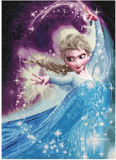 Actual product image Diamond Dotz Original Diamond Painting Set Elsa Magic, Creative Set with 54,569 Diamond Mosaic Stones