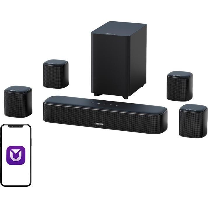 Ultimea Aura A40 Soundbar (330 W), Soundbar, Nero