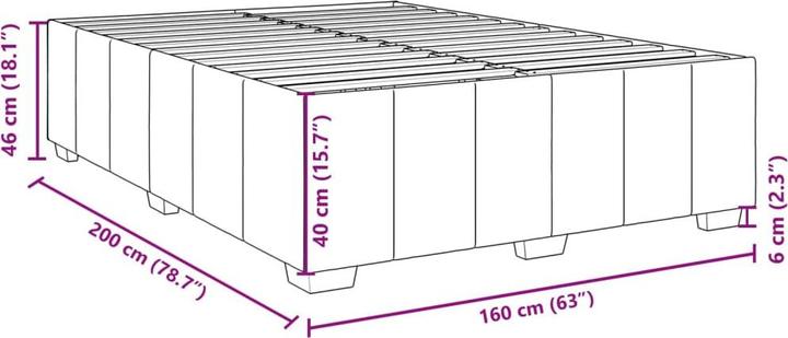 Image du produit vidaXL Bettgestell (180 x 200 cm)