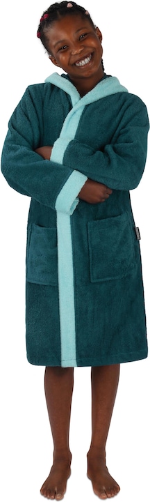 Produktbild Normani Frottee Kinderbademantel aus Bio-Baumwolle - 9705 (134, 140)
