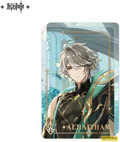 Mihoyo GGenshin Impact Ornement en acrylique avec paillettes Alhaitham 10 cm