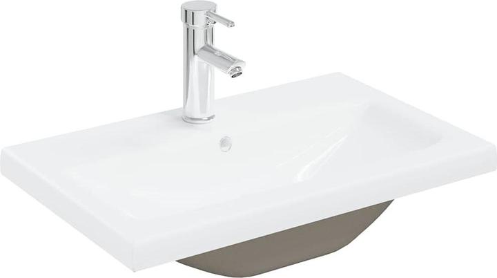 Produktbild vidaXL Waschbeckenunterschrank mit Einbaubecken und Wasserhahn Bad Waschtisch
