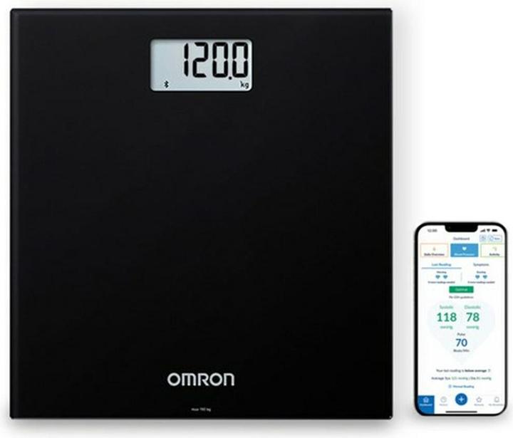 Image du produit Omron HN300T2 Intelli IT Rectangle Noir Échelle électronique personnelle (150 kg)