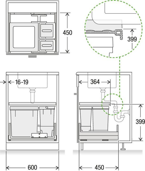 Produktbild Müllex X-LINE X60 Basic Pro (40 l)