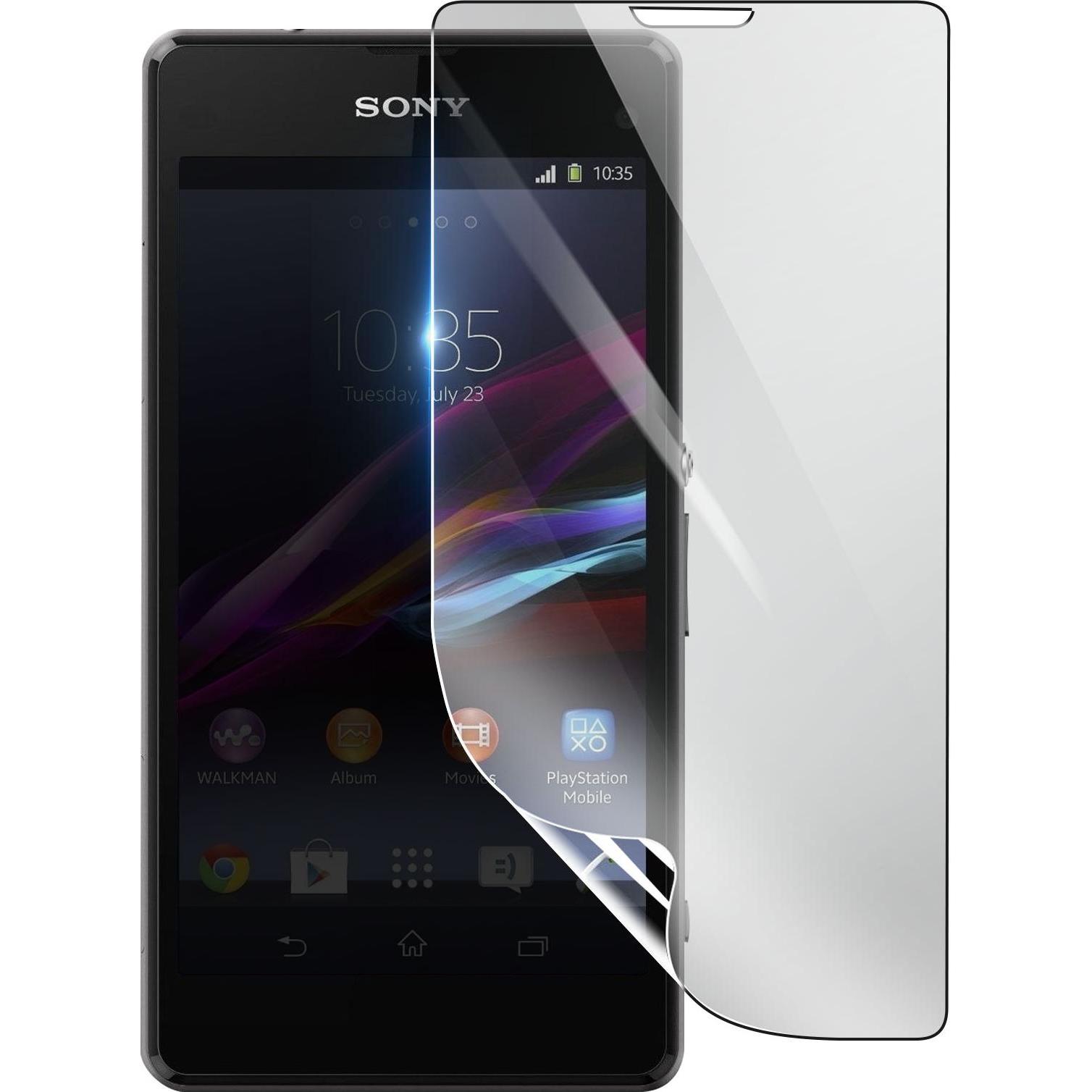 3MK Hydrogel Bildschirmfolie für Sony Xperia Z1 Compact (1 Stück, Sony Xperia Z1 Compact), Smartphone Schutzfolie, Trans...