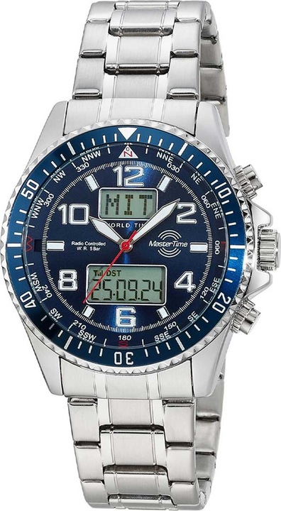 Immagine prodotto Master Time Timer mondiale MTGA-10922-32M (Orologio radiocontrollato)