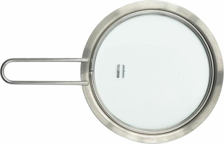 Produktbild Eva Solo Eva Trio - Glasdeckel - Brushed steel - 16 cm (16 cm, Glas, Metall)