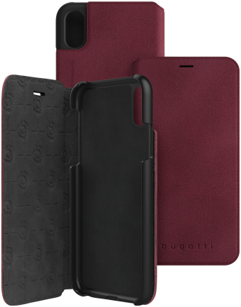 Actual product image Bugatti Booklet Case Parigi Ultrasuede (Apple iPhone XS, Apple iPhone X)