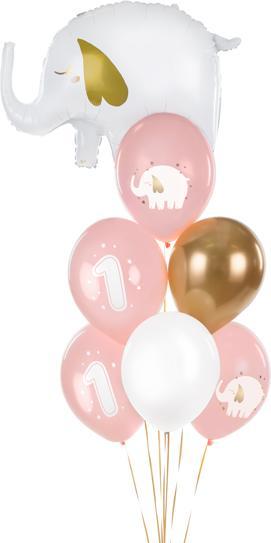 Immagine prodotto Partydeco Palloncini assortiti - rosa 1 anno (50pz) (50 x)