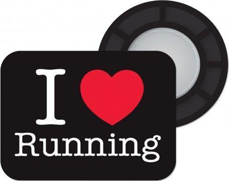 Actual product image Bibbits I love Running