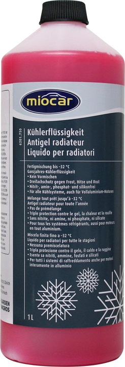 Miocar Liquido del radiatore (1 l)