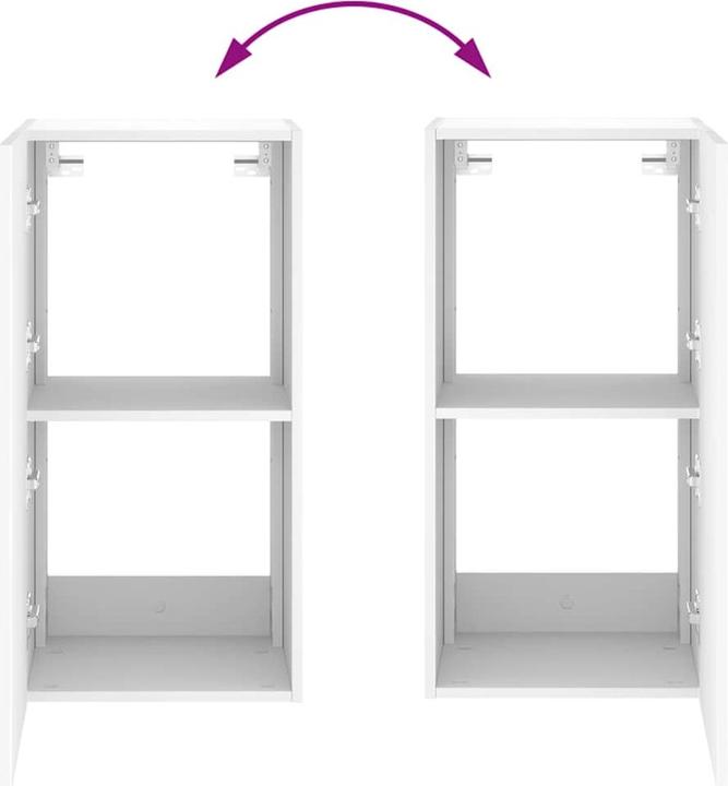 Produktbild vidaXL TV-Wandschrank (40.50 x 35 x 80 cm)