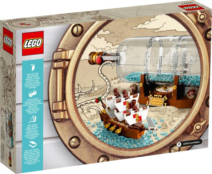 Produktbild LEGO Schiff in der Flasche (92177, LEGO Ideas)