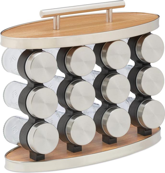 Actual product image Relaxdays 13 pcs. spice rack